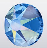 stock image of Swarovski Crystal Hotfix in Sapphire AB colour