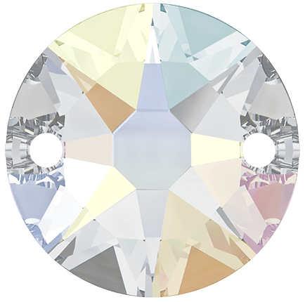 stock photo of XIRIUS sew-on stones from Swarovski Elements range in Crystal AB colour effect