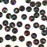 actual photo of multicolour effect rainbow dark crystals by Swarovski