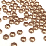 actual photo of Swarovski flat back cabochon in hot fix colour bronze pearl