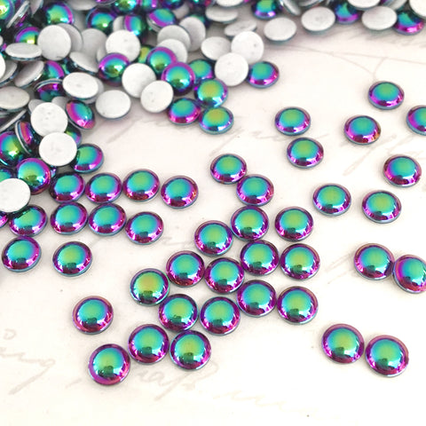 Austrian Crystal - Hotfix - Article 2080/4 - CRYSTAL SCARABAEUS GREEN PEARL - 3 sizes available