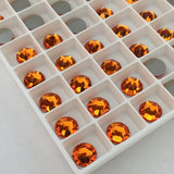 Austrian Crystal - No Hotfix - Article 2088 - TANGERINE - 5 sizes available