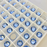 Austrian Crystal - No Hotfix - Article 2088 - LIGHT SAPPHIRE - 5 sizes available