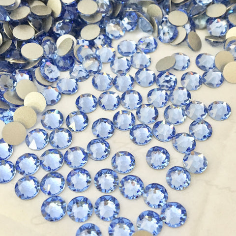 Austrian Crystal - No Hotfix - Article 2088 - LIGHT SAPPHIRE - 5 sizes available