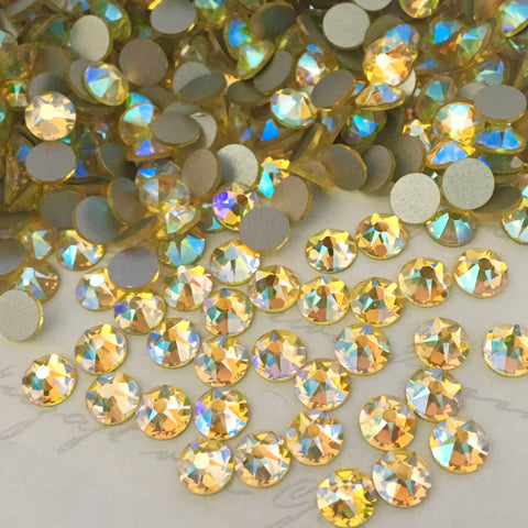 Austrian Crystal - No Hotfix - Article 2088 - CITRINE SHIMMER - SS20 (4.8 mm)