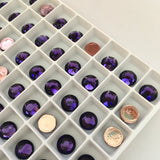 Austrian Crystal - Hotfix - Article 2078 - PURPLE VELVET - 3 sizes available