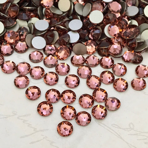 Austrian Crystal - No Hotfix - Article 2088 - BLUSH ROSE - 5 sizes available