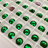 Austrian Crystal - Hotfix - Article 2078 - FERN GREEN - 3 sizes available