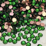 Austrian Crystal - Hotfix - Article 2078 - FERN GREEN - 3 sizes available