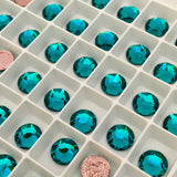 Austrian Crystal - Hotfix - Article 2078 - BLUE ZIRCON - 3 sizes available