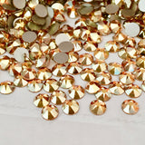 actual photo of Swarovski Crystal Metallic Sunshine a lovely bright gold colour