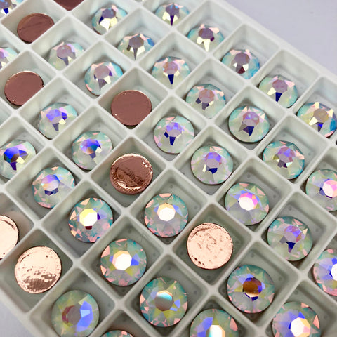 swarovski article 2078 hotfix crystals in crystal ab colour