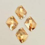 actual image of crystals from swarovski sew on stones article 3265 cosmic in golden shadow colour
