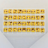 Austrian Crystal - Sew-on Stone - Article 3201 - RIVOLI SQUARE - CRYSTAL METALLIC SUNSHINE - 12 mm