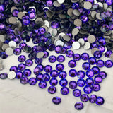 stock photo of Swarovski Crystal flat back ss20 heliotrope a purple blue colour mix
