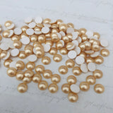 real photo of vintage gold pearl from swarovski hotfix range