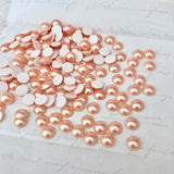Swarovski Hotfix Crystal Rose Gold Pearl Flat Backs Article 2080/4