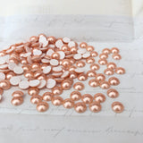 Swarovski Hotfix Crystal Rose Gold Pearl Flat Backs Article 2080/4