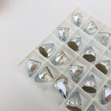 Austrian Crystal - Sew-on Stone - Article 3297 - ROUND SPIKE - CRYSTAL BLUE SHADE - 10 mm