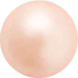 Preciosa® Crystal - No Hotfix - Nacre Pearls - Cabochon - Pearl effect Peach - 2 sizes