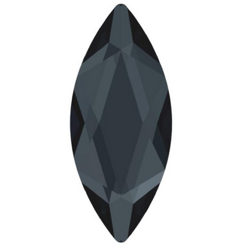 stock photo of Swarovski Crystal Hotfix shapes in Marquise article 2201 Graphite colour